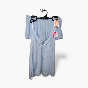 Spree Intimates Sky Blue Cami Short Set